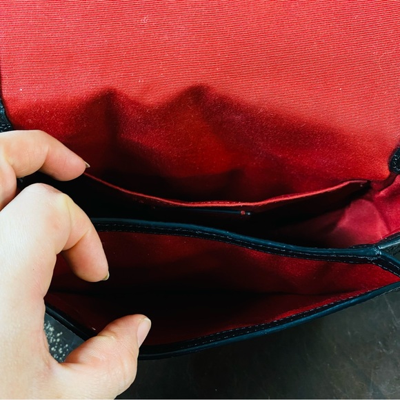 Coach Horse and Carriage Saddle Crossbody Bag C4058 Black Leather - Picture 11 of 11